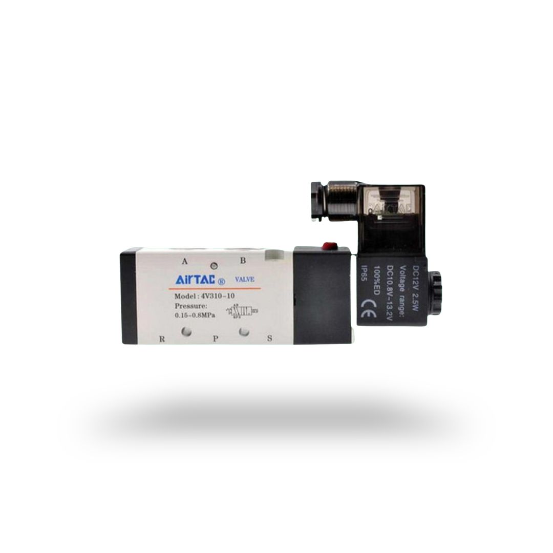 SOLENOID VALVE PNEUMATIC 4V310-10 -220VAC /24VDC AIRTAC