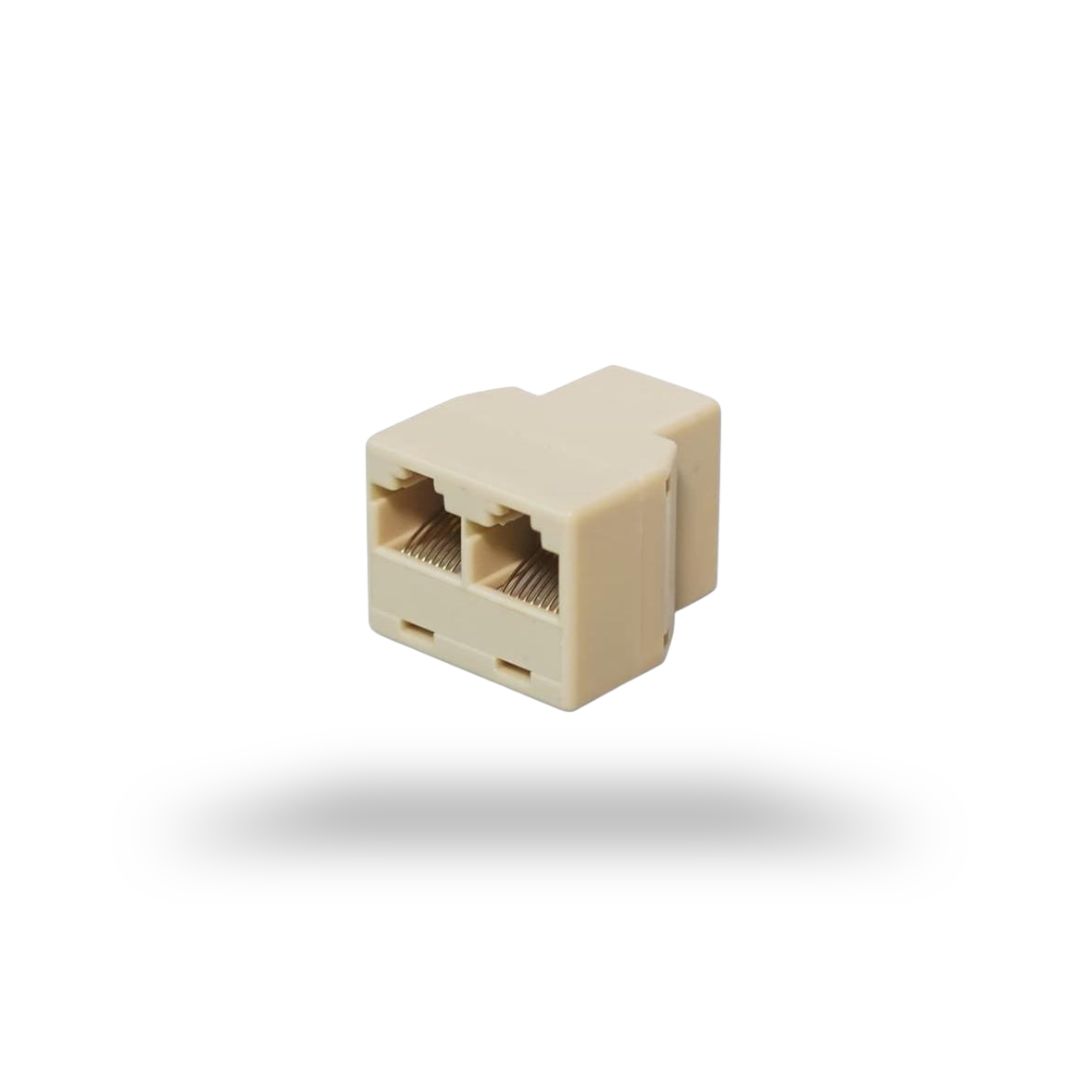 Barrel RJ45 Double - Connector Barel Cabang RJ45