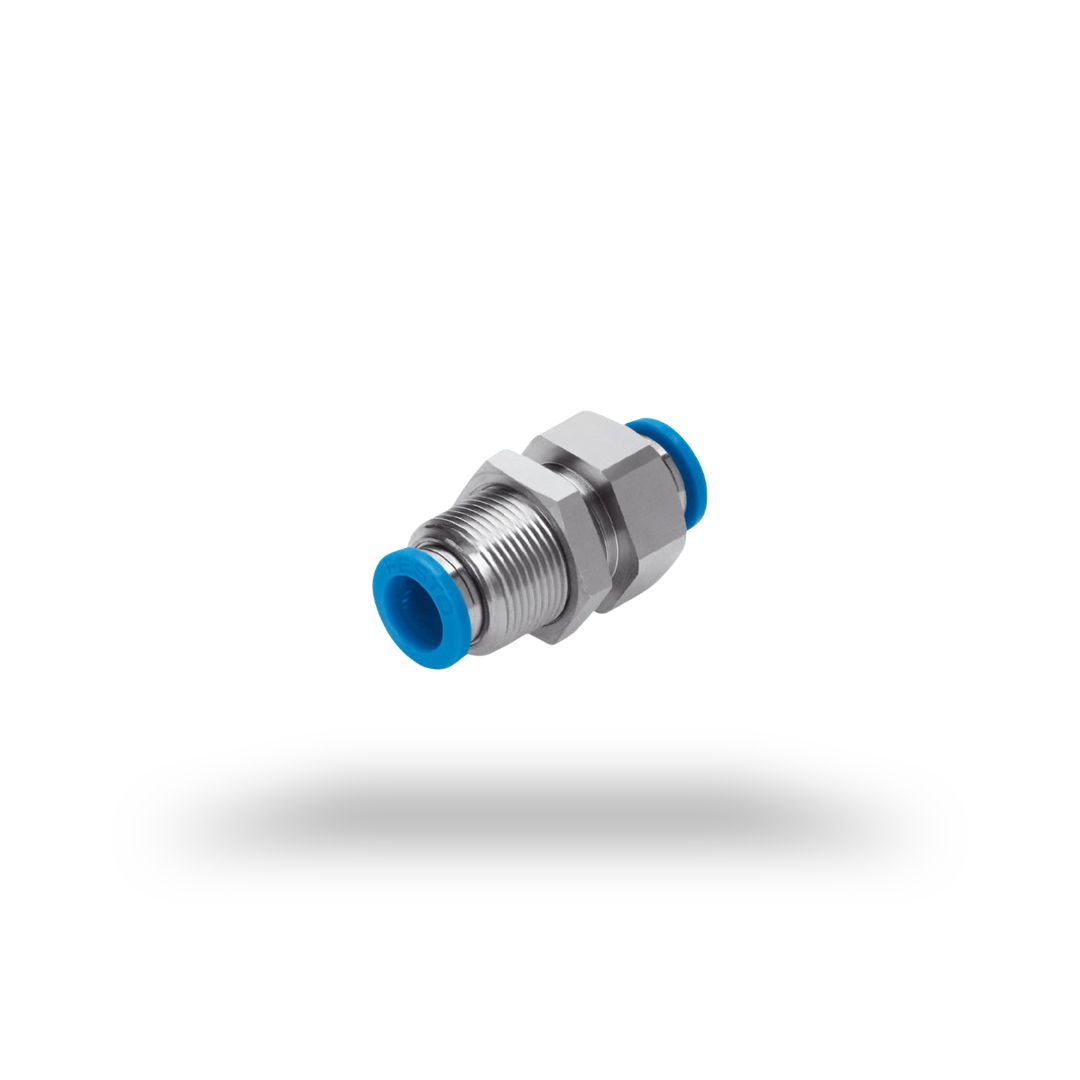 PUSH IN BULK HEAD CONNECTOR 3MM - QSS-10