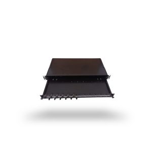 Brand-Rex Optical FibrePlus Patch Panel loaded with 12 ST 404222