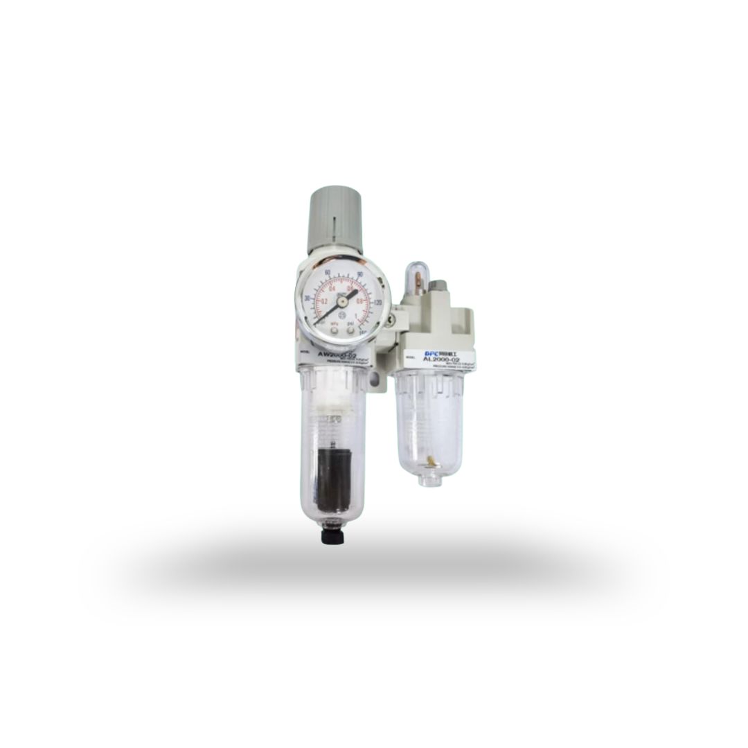 Filter Regulator + Lubricator 1/4" Auto Drain AC2010-02D