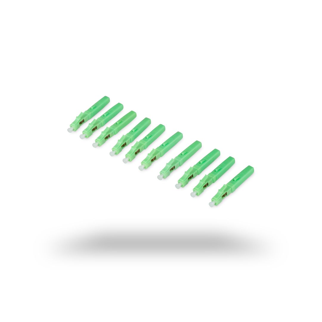 Fiber Optic LC APC Fast Connector | FTTH Fast konektor LC APC Hijau