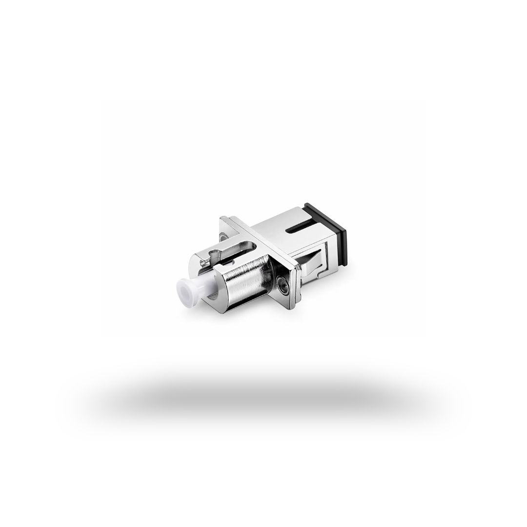 Fiber Optic SC - LC Hybrid Metal Adapter
