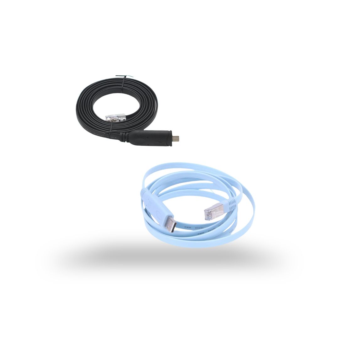 KABEL CONSOLE USB TO RJ45 1,8 METER CHIP T340 / CHIP PL2303 / CHIP FTDI - Hitam